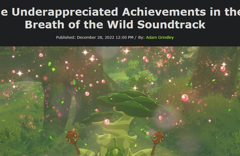 An analysis of the music in The Legend of Zelda: Breath of the Wild, for TechRaptor